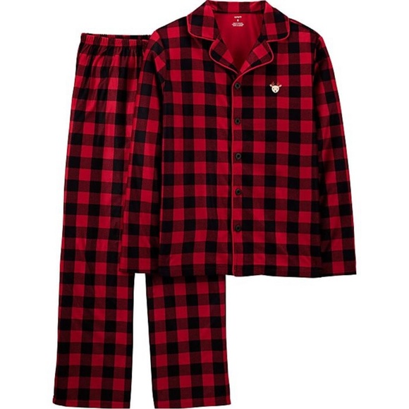 Nwt Carter’s Adult Buffalo Check Pajamas XL - Picture 5 of 11